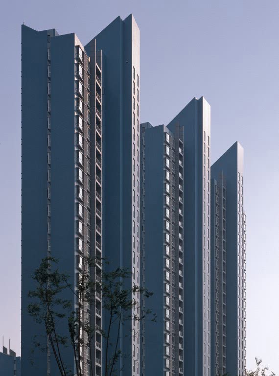 Wohnhochhäuser in Shanghai